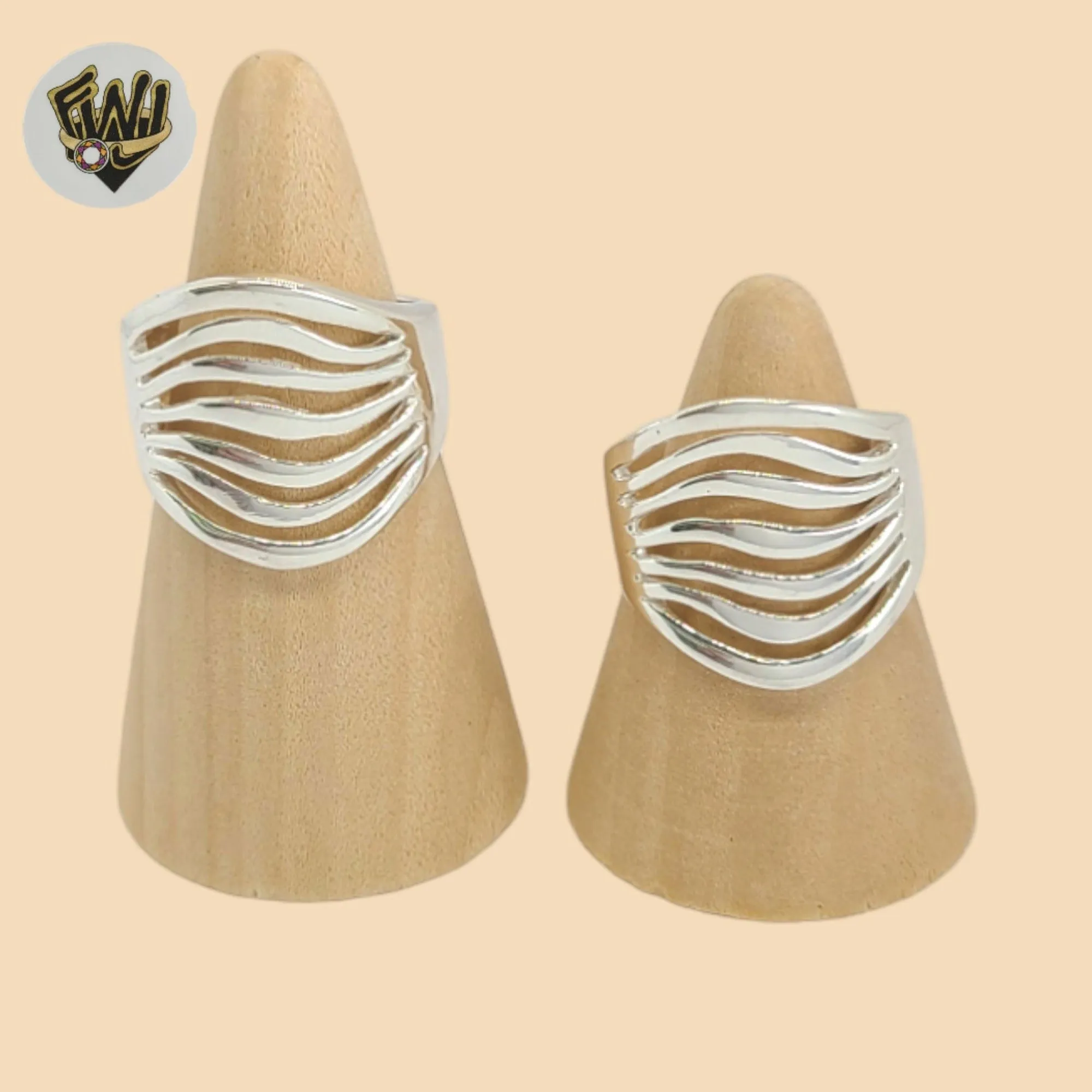 (2-5074-2) 925 Sterling Silver - Multi Bands Ring.