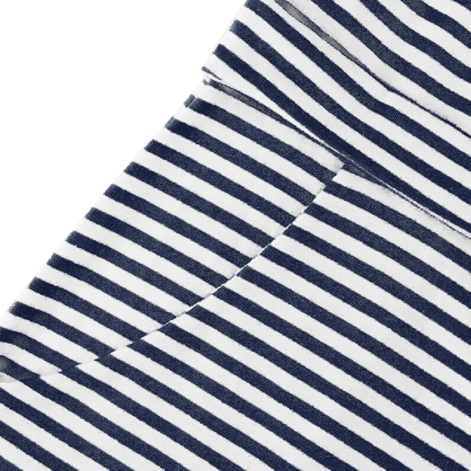 2025 Womens Summer Vacation Dresses Short Sleeve Casual Tie Waist Striped Crewneck Trendy Resort Wear Dress