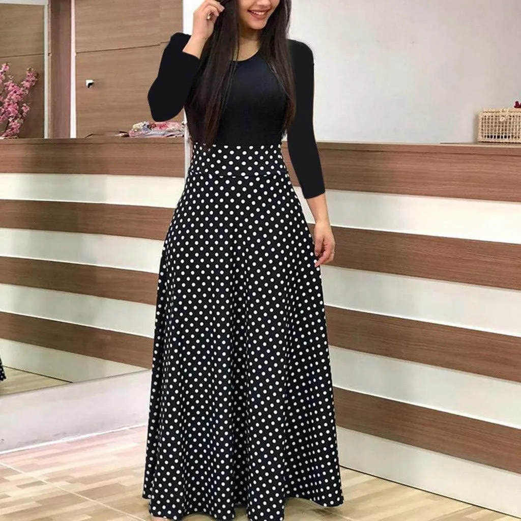 ADHOWBEW Womens Short Sleeve Empire Waist Floral Maxi Dress 2023 Summer Fashion Casual Plus Size Sundresses