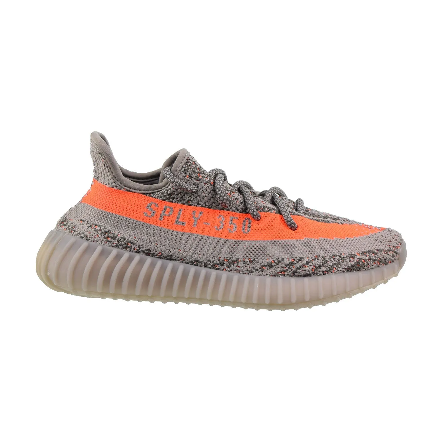 Adidas Yeezy Boost 350 V2 Men's Shoes Reflective-Steeple Grey-Solar Red