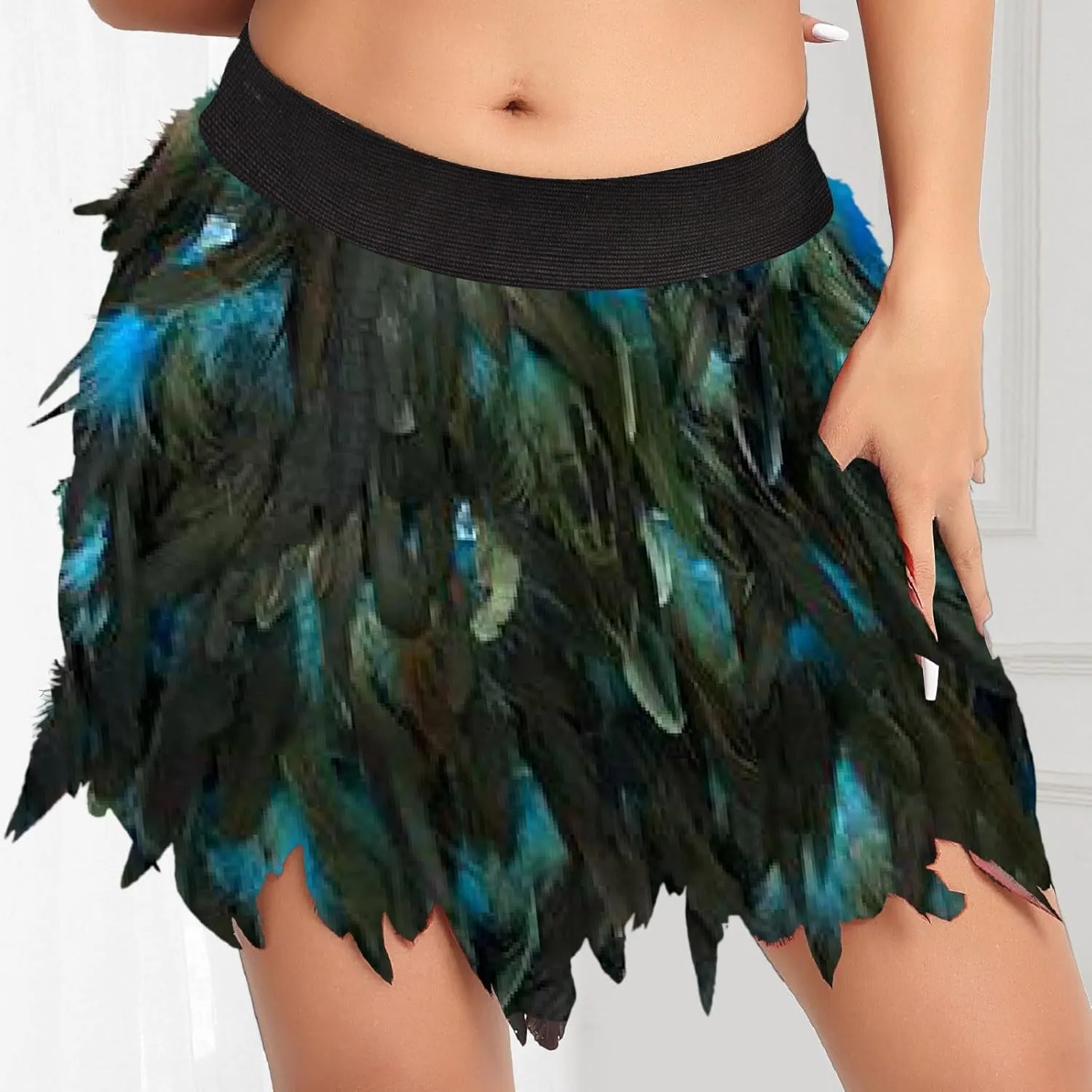 Adult Tutu Skirts for Women Elastic Waist Tutu Layered Puffy Fairy Skirts Long Slit Skirt Tule Skirt