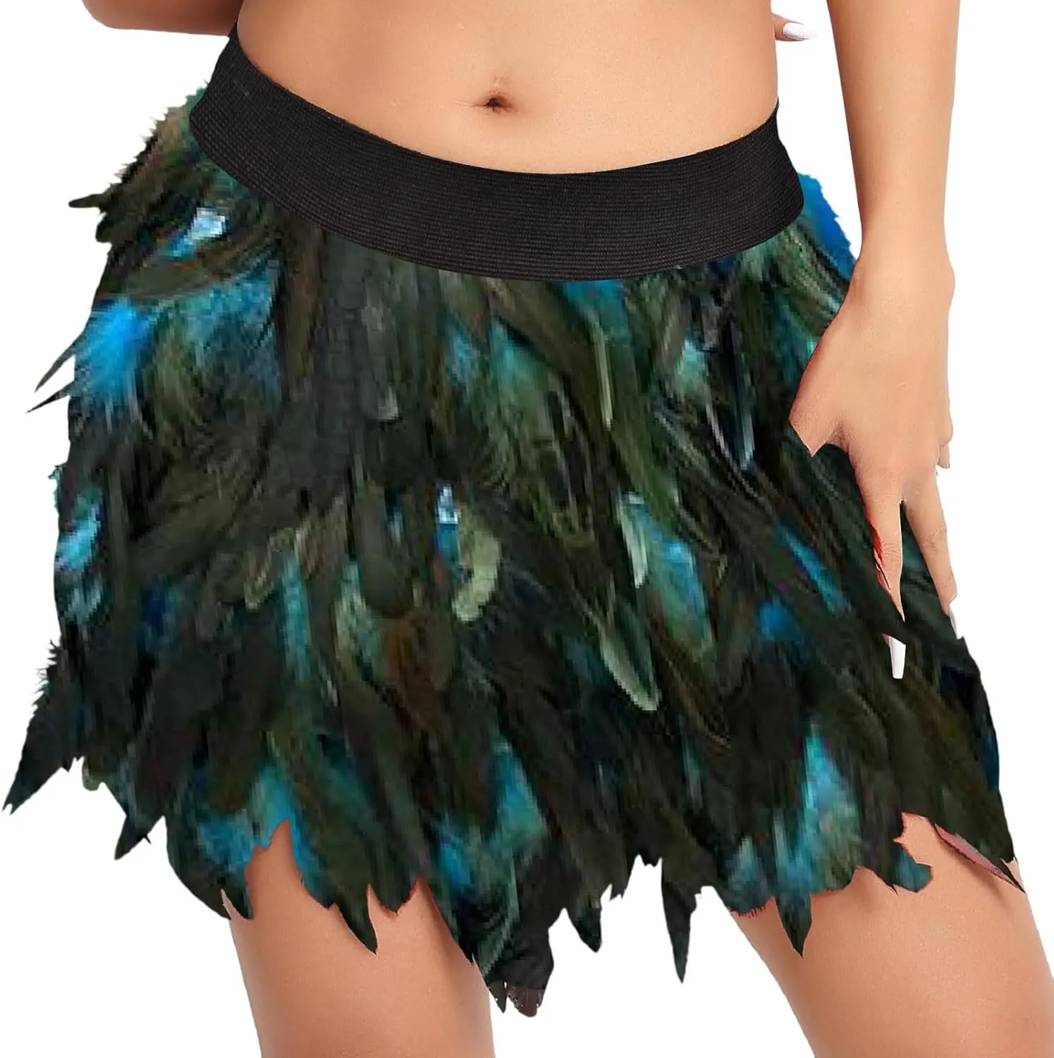 Adult Tutu Skirts for Women Elastic Waist Tutu Layered Puffy Fairy Skirts Long Slit Skirt Tule Skirt
