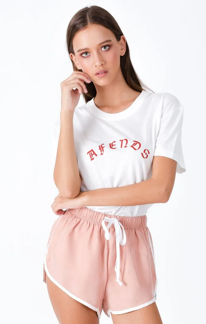 Afends Womens Venus Blush - Beach Shorts