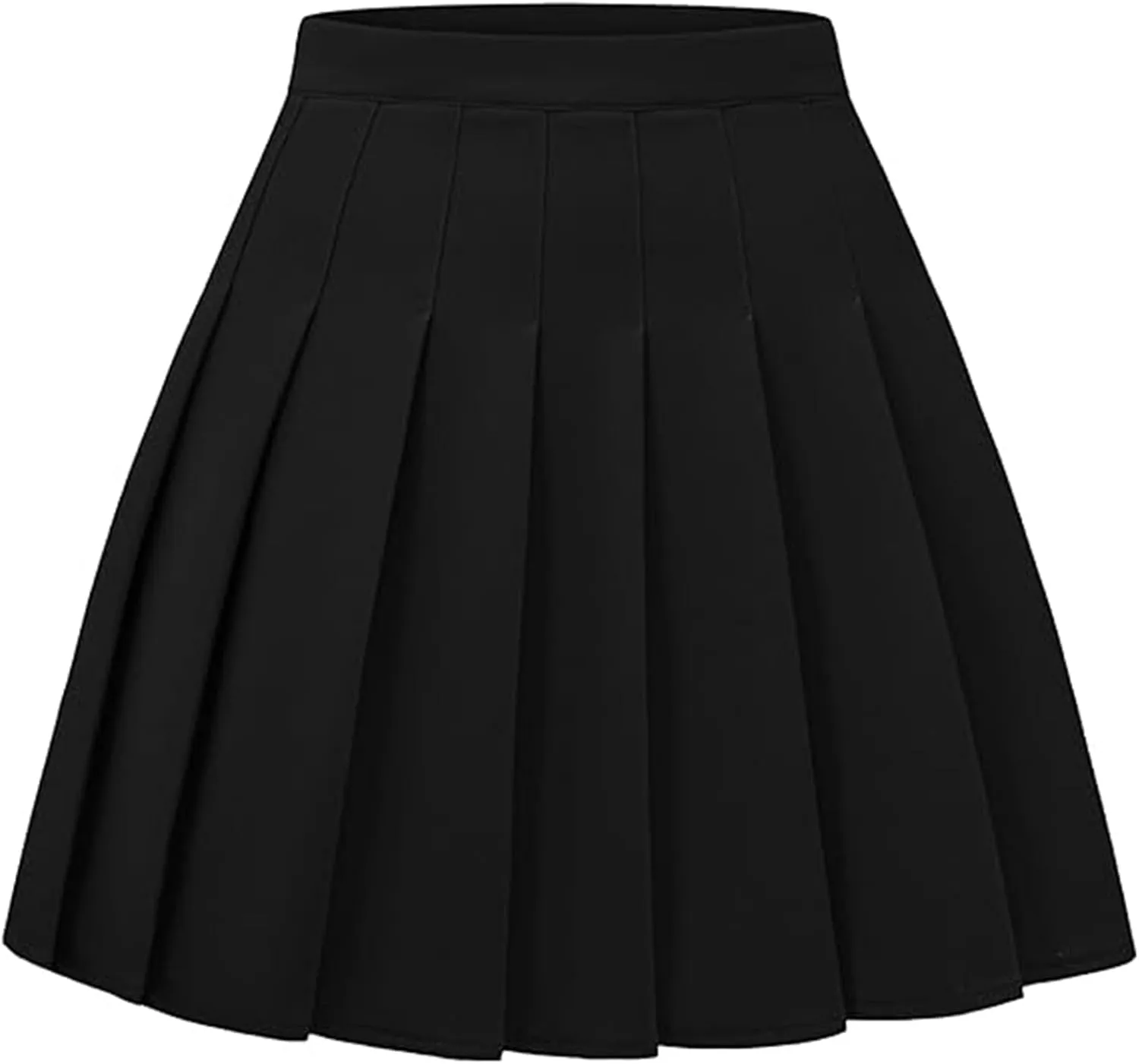 Belly Dance Skirt Women's Fashion Casual Solid Color All Short Pleated Skirt Skirt Board Lighting