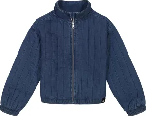 Calvin Klein Girls' Basic Jean Jacket, Stretch Denim with Button Closure, Casual Style