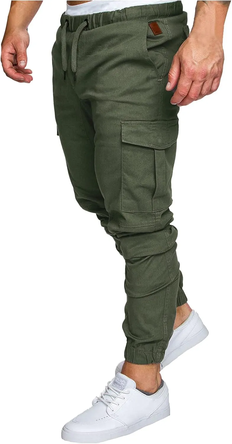 Cargo Pants for Men,Men Outdoor Cargo Pant Lightweight Classic Fit Tactical Pants Hiking Jogger Multi Pockets