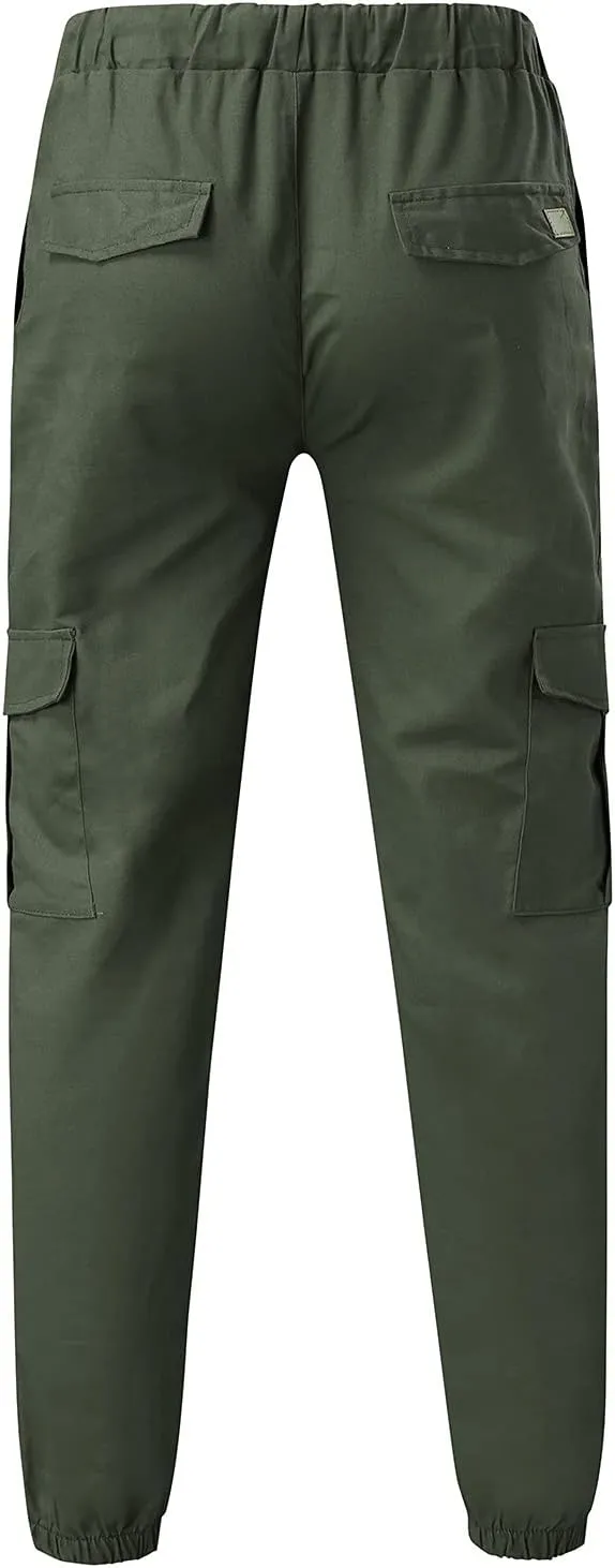 Cargo Pants for Men,Men Outdoor Cargo Pant Lightweight Classic Fit Tactical Pants Hiking Jogger Multi Pockets