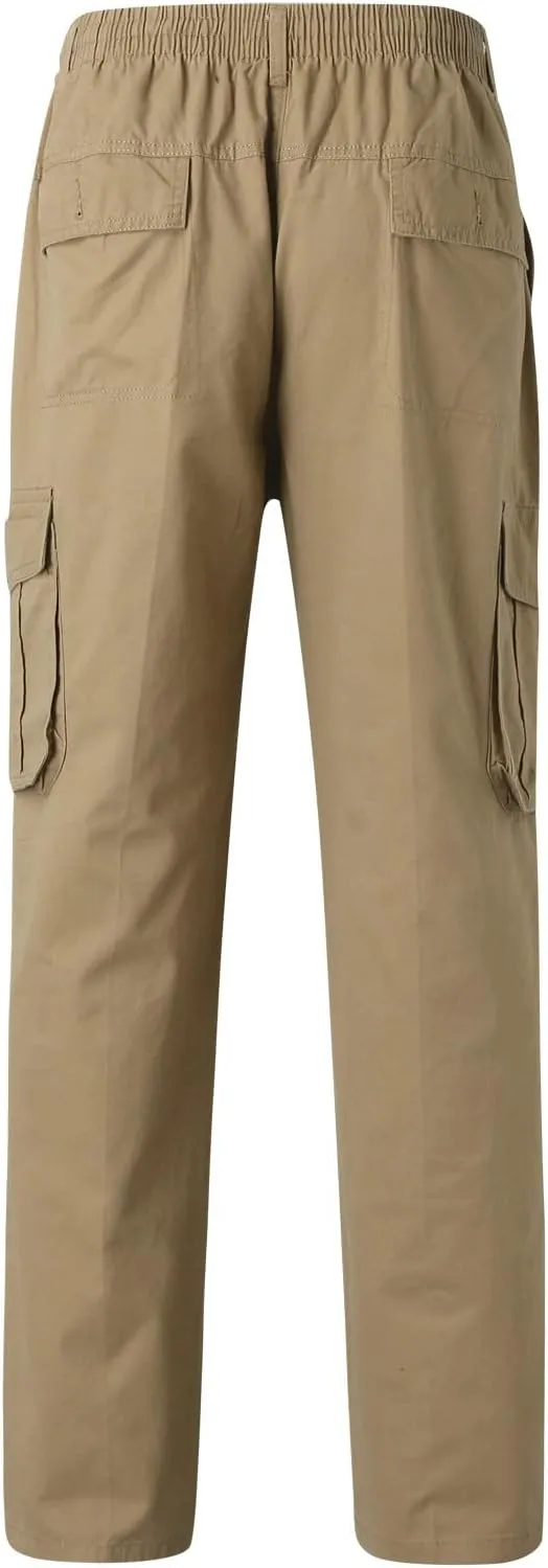 Cargo Pants for Men,Mens Pants Cargo Joggers Fleece Sweatpants Casual Slim Fit Pant Chino Trousers with Pockets