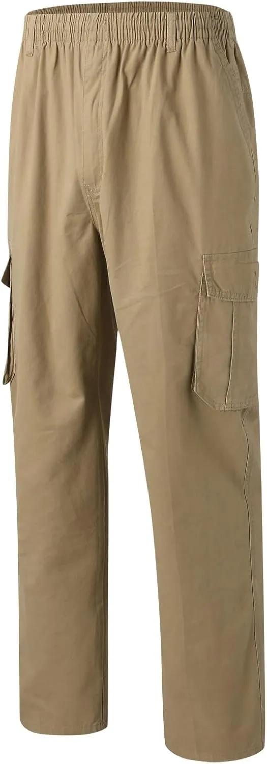 Cargo Pants for Men,Mens Pants Cargo Joggers Fleece Sweatpants Casual Slim Fit Pant Chino Trousers with Pockets