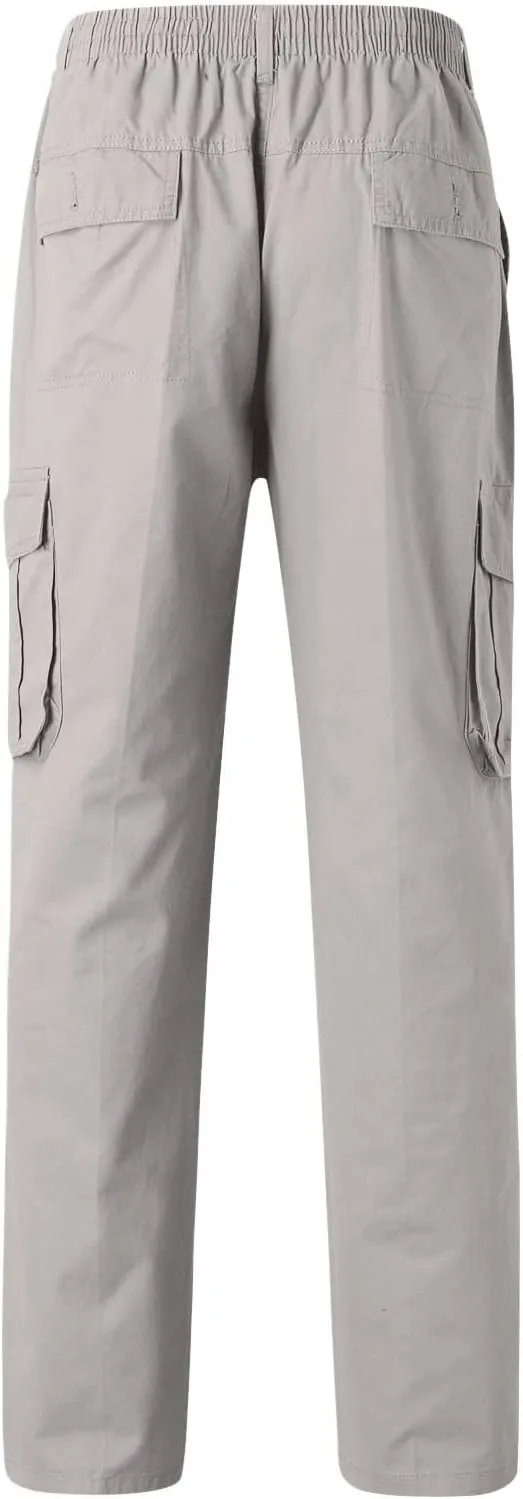 Cargo Pants for Men,Mens Pants Cargo Joggers Fleece Sweatpants Casual Slim Fit Pant Chino Trousers with Pockets