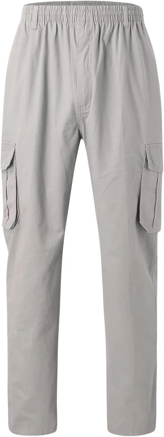 Cargo Pants for Men,Mens Pants Cargo Joggers Fleece Sweatpants Casual Slim Fit Pant Chino Trousers with Pockets