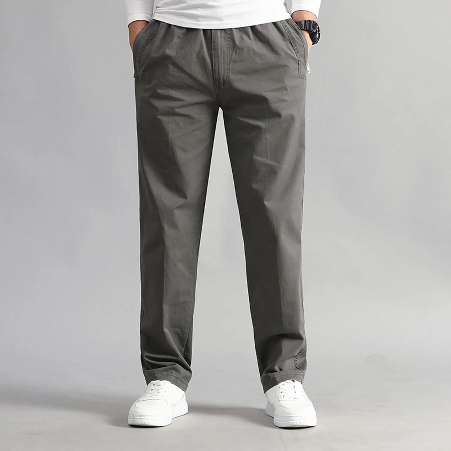 Cargo Pants for Men,Mens Pants Cargo Joggers with Pockets Fleece Sweatpants Casual Pant Chino Slim Fit Trousers