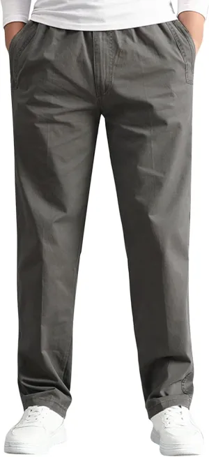 Cargo Pants for Men,Mens Pants Cargo Joggers with Pockets Fleece Sweatpants Casual Pant Chino Slim Fit Trousers