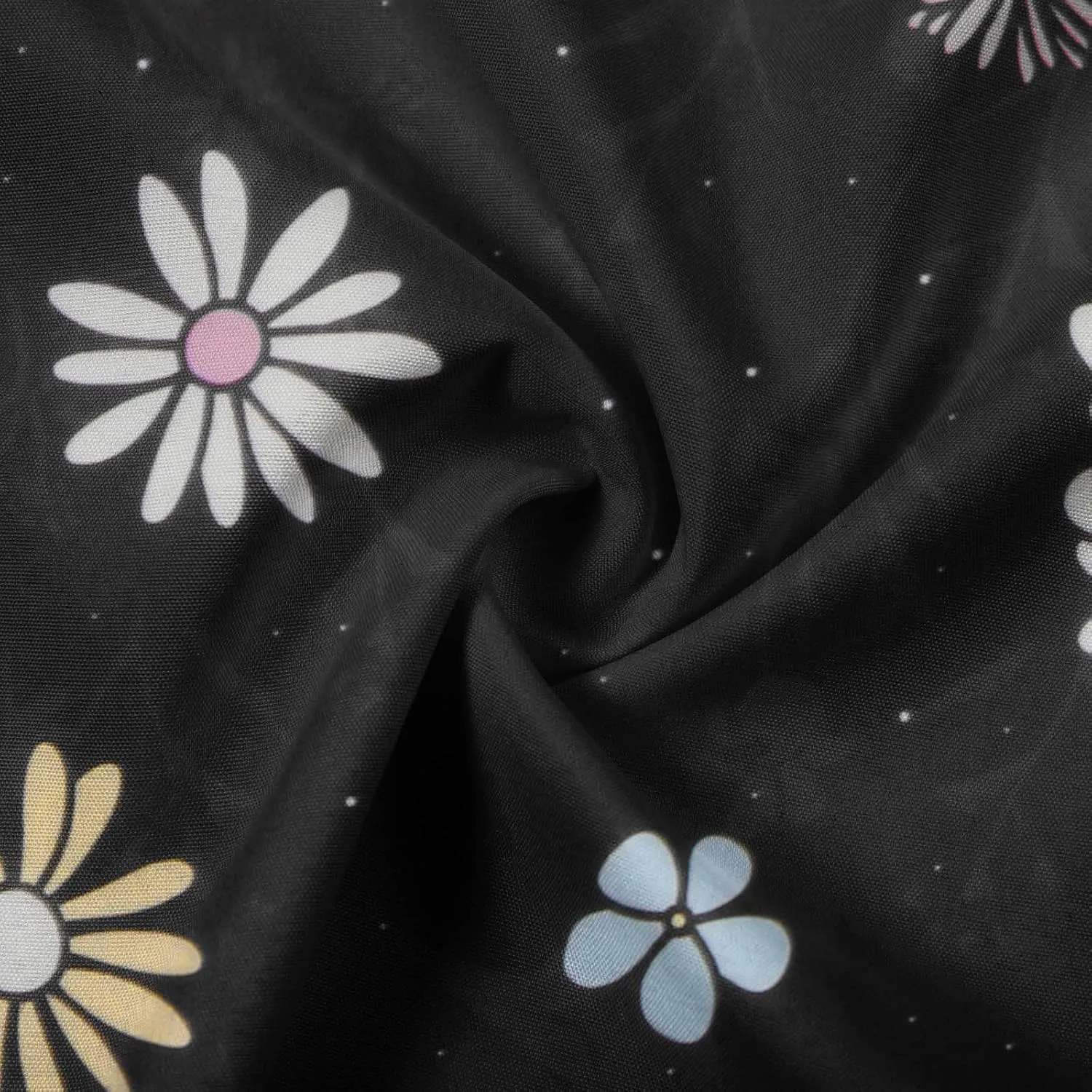 Casual Dresses for Women Loose Short Sleeve Floral Print T Shirt Dresses V Neck Pleated Beach Sundresses with Pockets