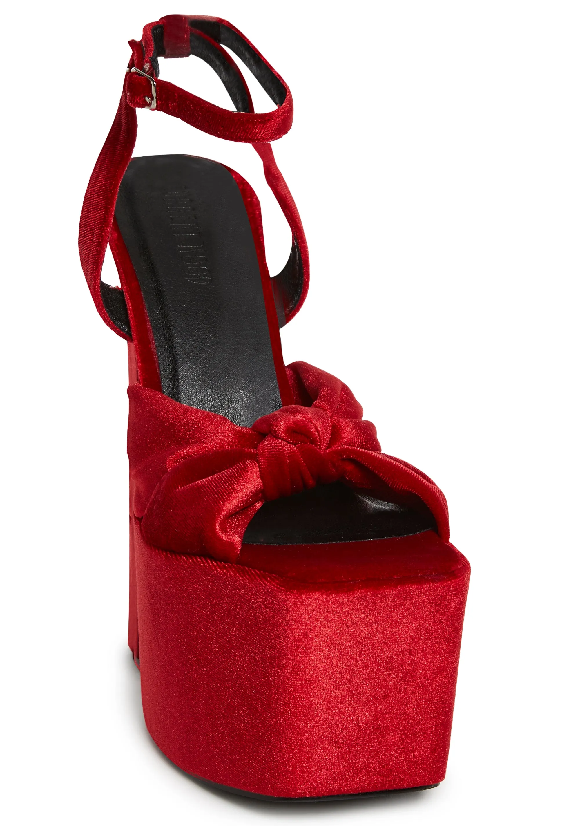 Cheers To U Platform Sandals - Red