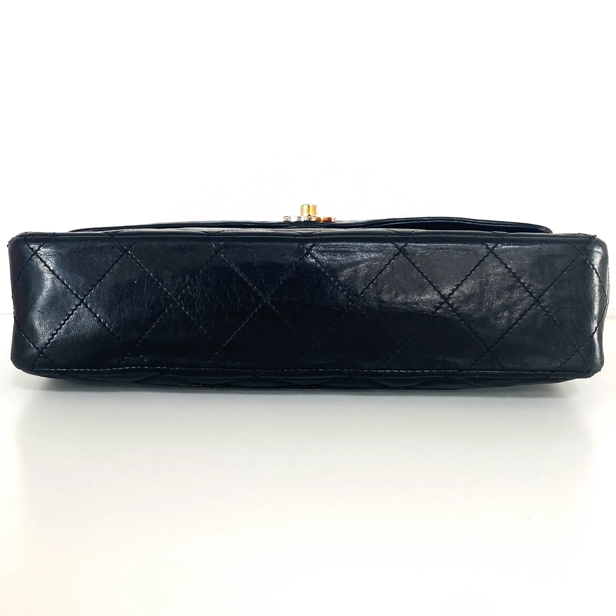 Classic Double Flap Lambskin Double Chain Bag Paris Limited Gold / Silver Hardware