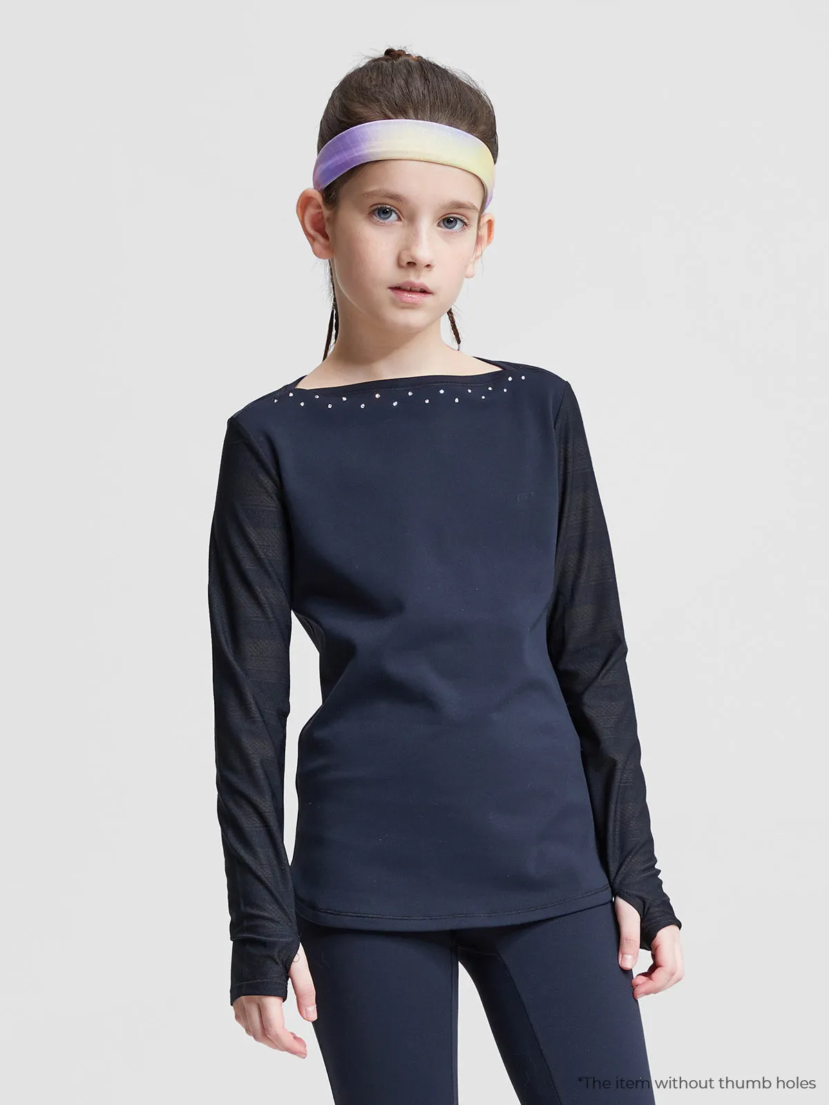 Color Block Jacquard Long Sleeve
