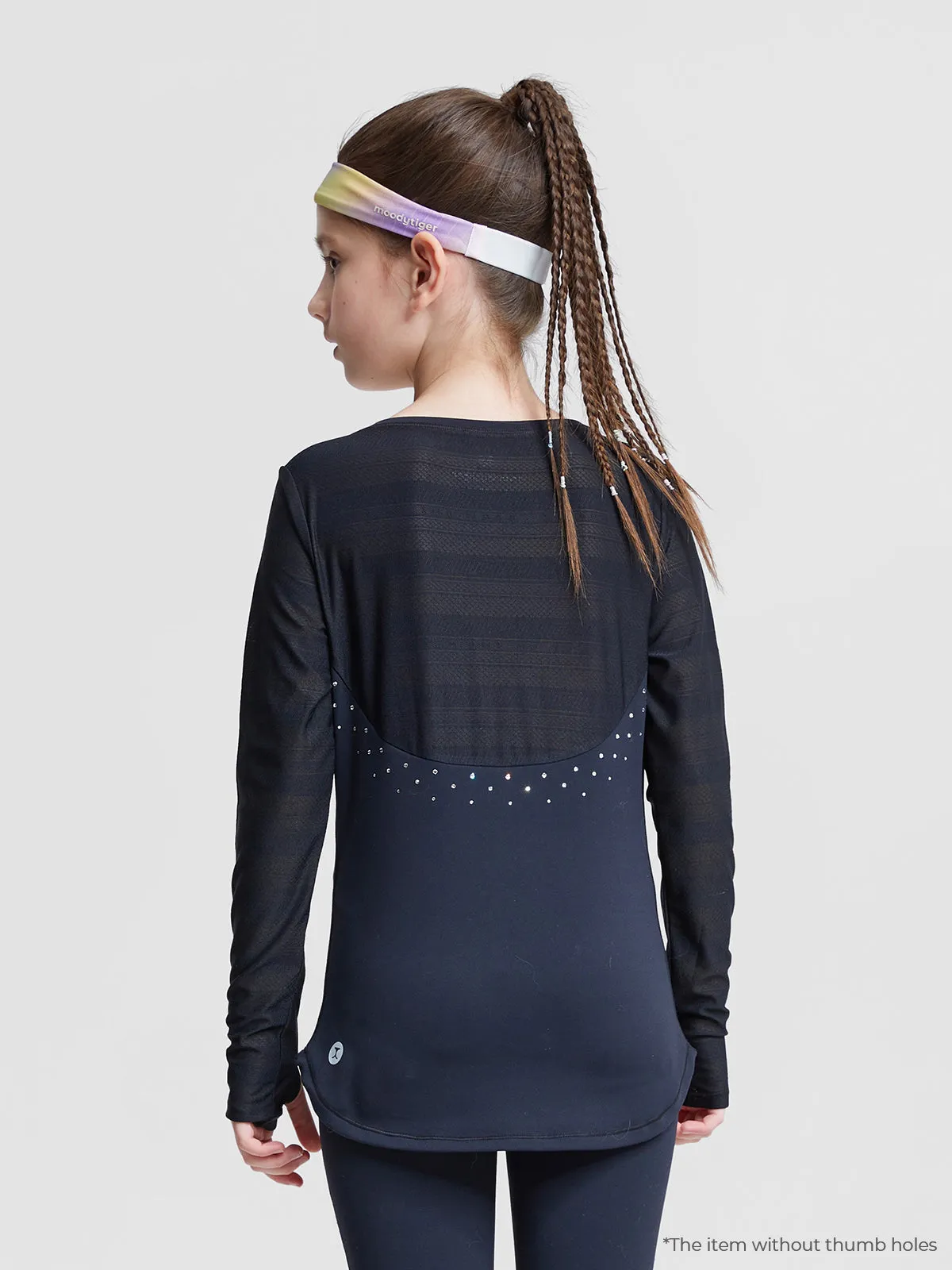 Color Block Jacquard Long Sleeve