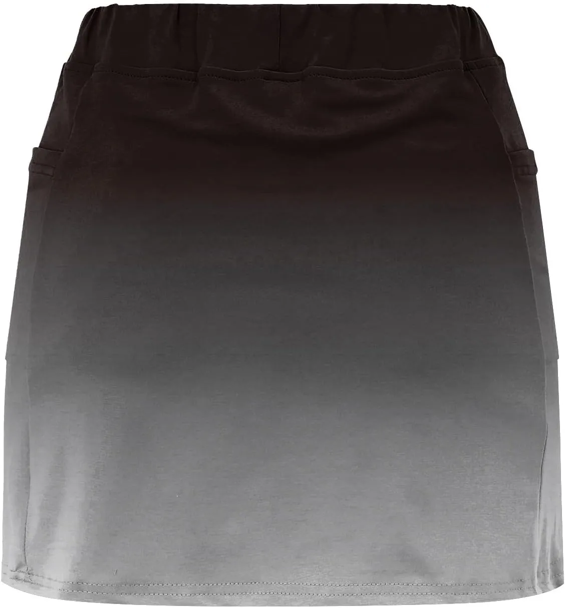 Elastic Yoga Skirt for Women Waist Culottes Short Skirts Skinny Pants Inner Shorts for Running Tummy Control High