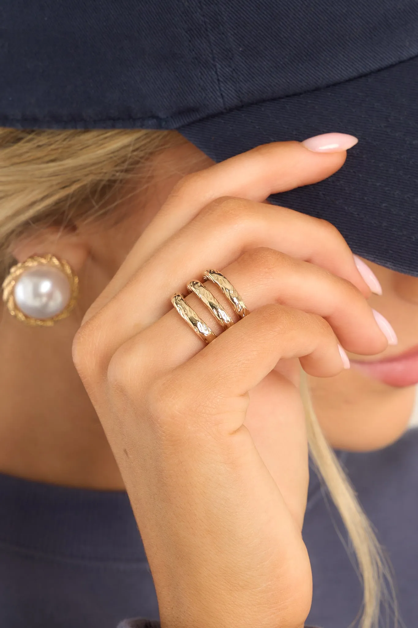 End Game Gold Ring Set