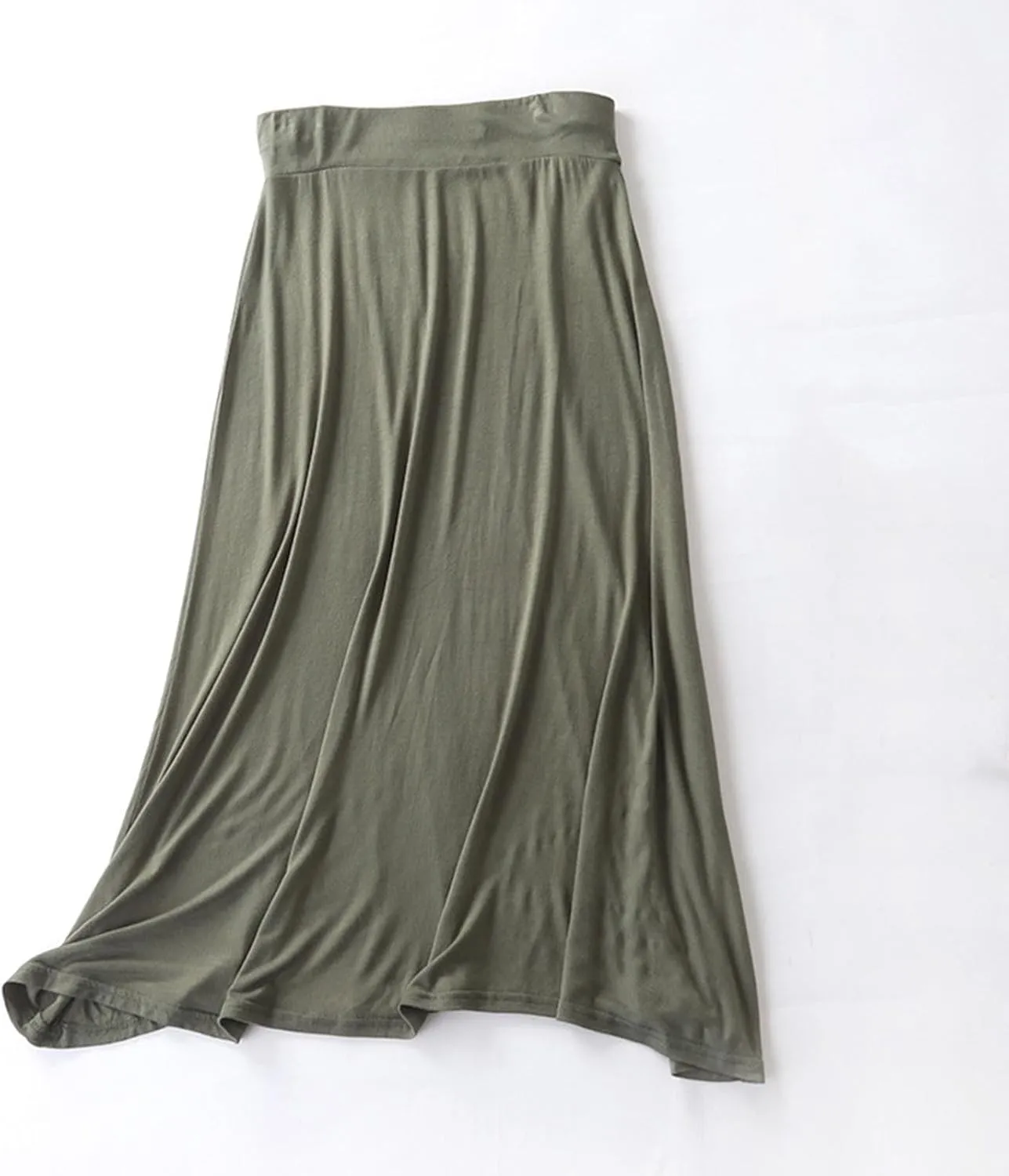 Fall 2024 Tulle Long Skirts for Women Fashion Soft Irregular Hem High Waist Skirt Pleated Solid Color Mesh Midi Dress