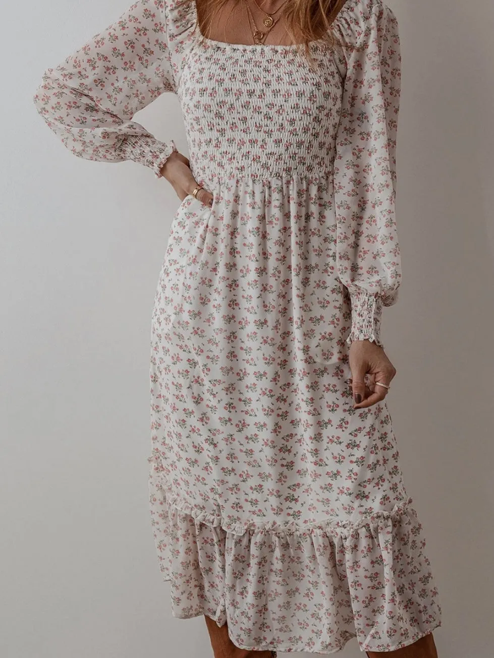 Falling in Floral Dress