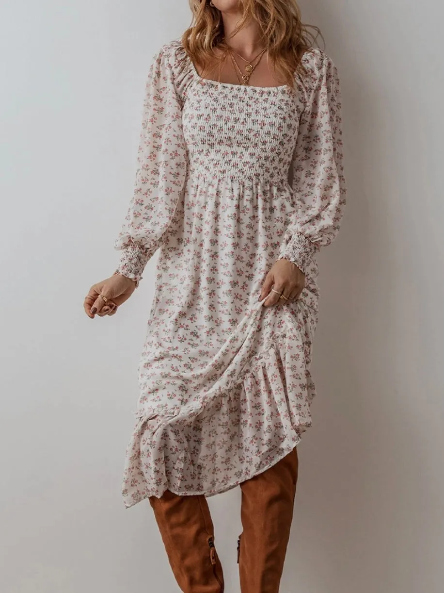 Falling in Floral Dress