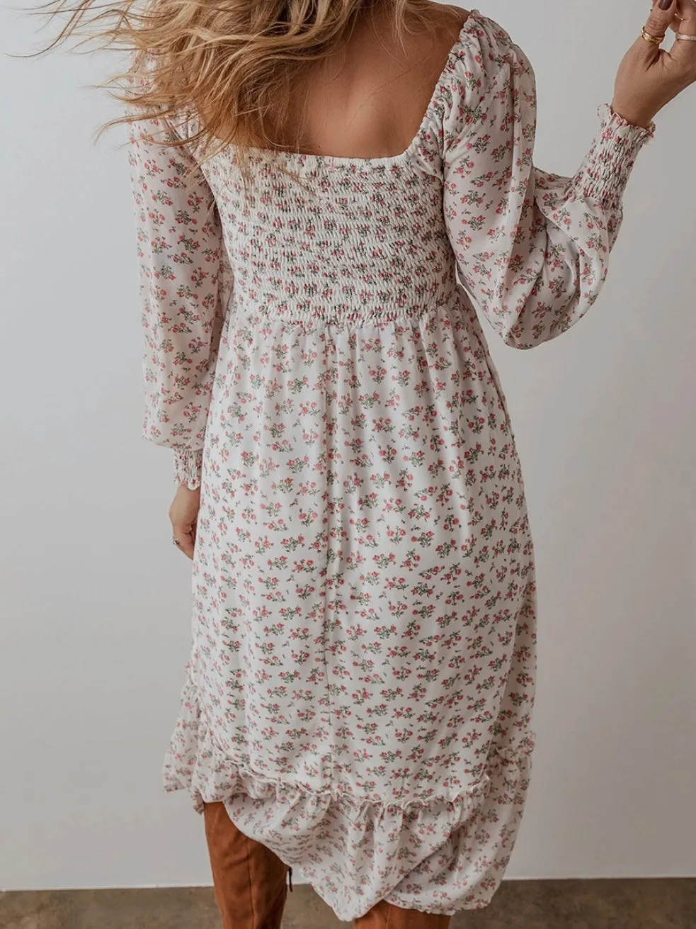 Falling in Floral Dress