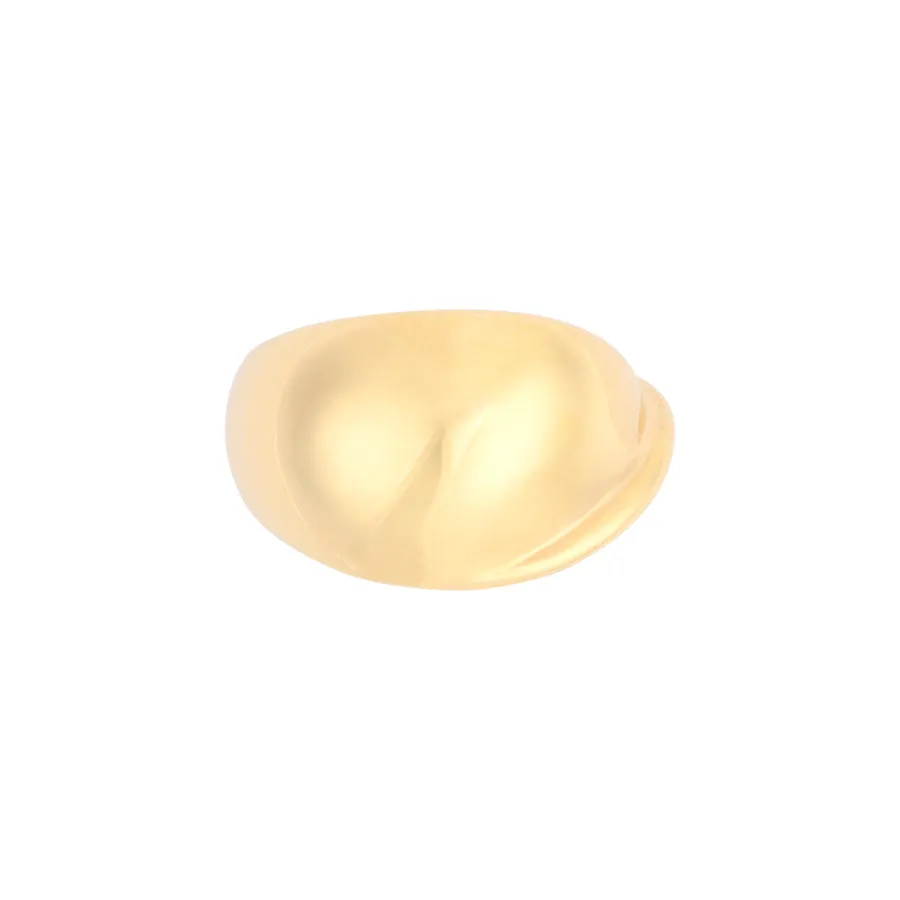 Flow 14K Gold Vermeil Dome Ring