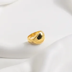 Flow 14K Gold Vermeil Dome Ring