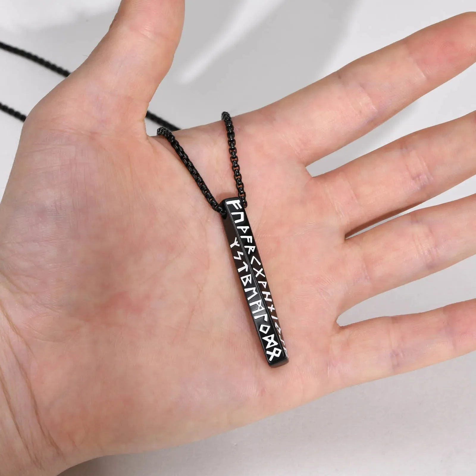 Geometric Viking Pendant Necklaces for Men