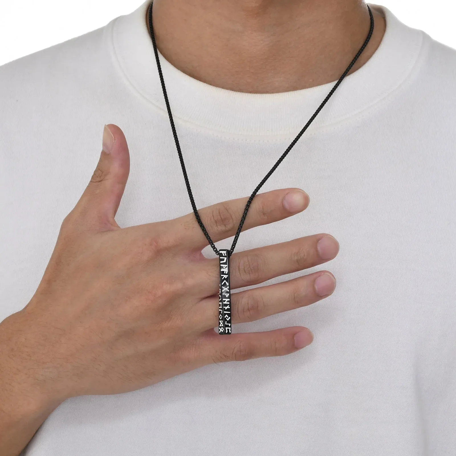 Geometric Viking Pendant Necklaces for Men
