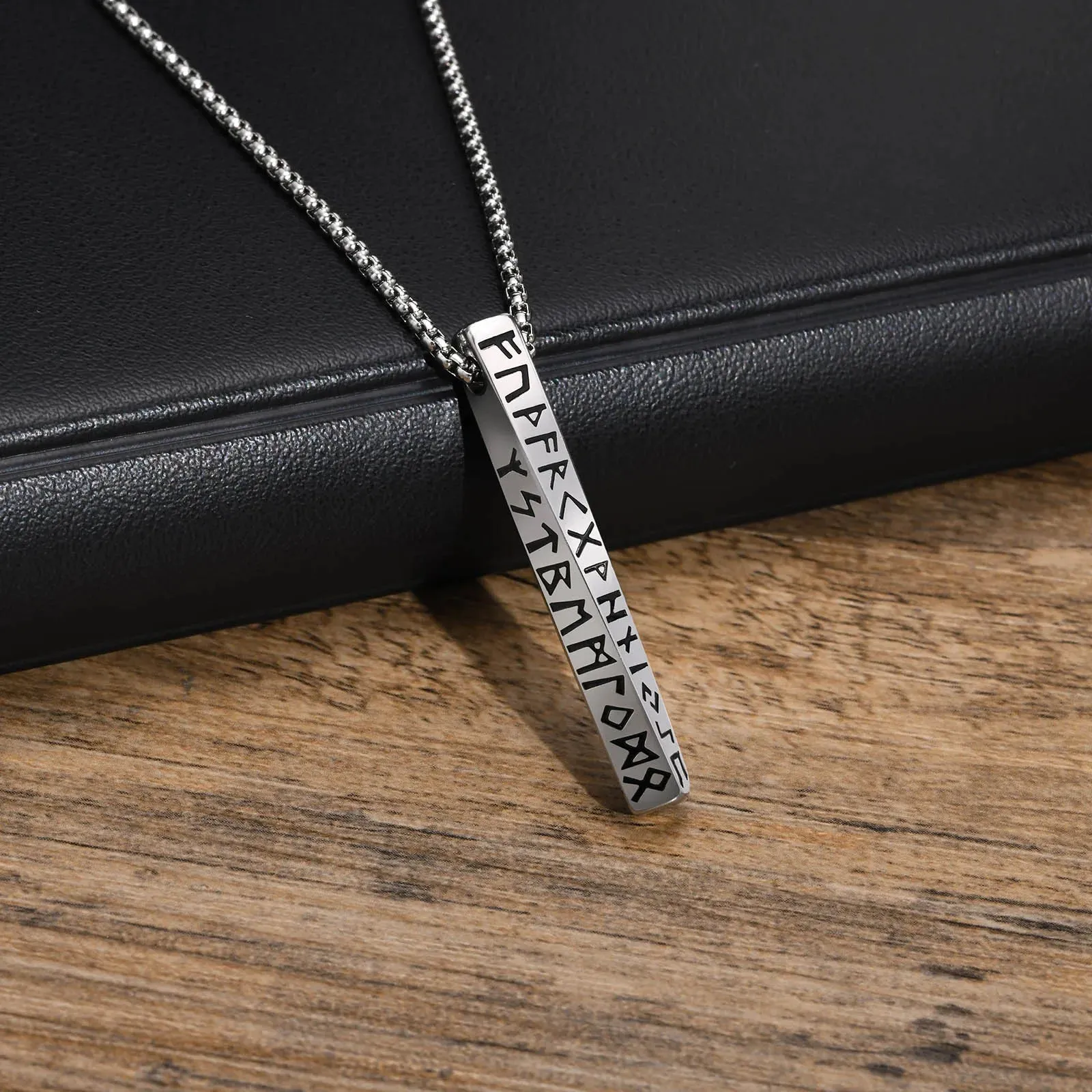 Geometric Viking Pendant Necklaces for Men