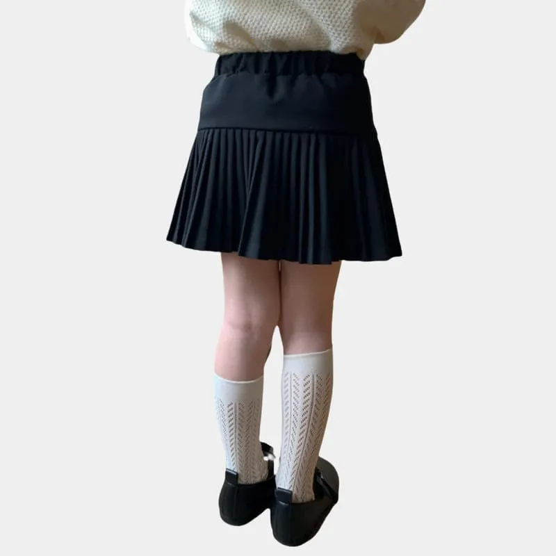 Girl Pleated Skirts Little Kid Tennis Skirts Skorts Built in Shorts Toddler Girl Flowy Skirts Athletic Skorts
