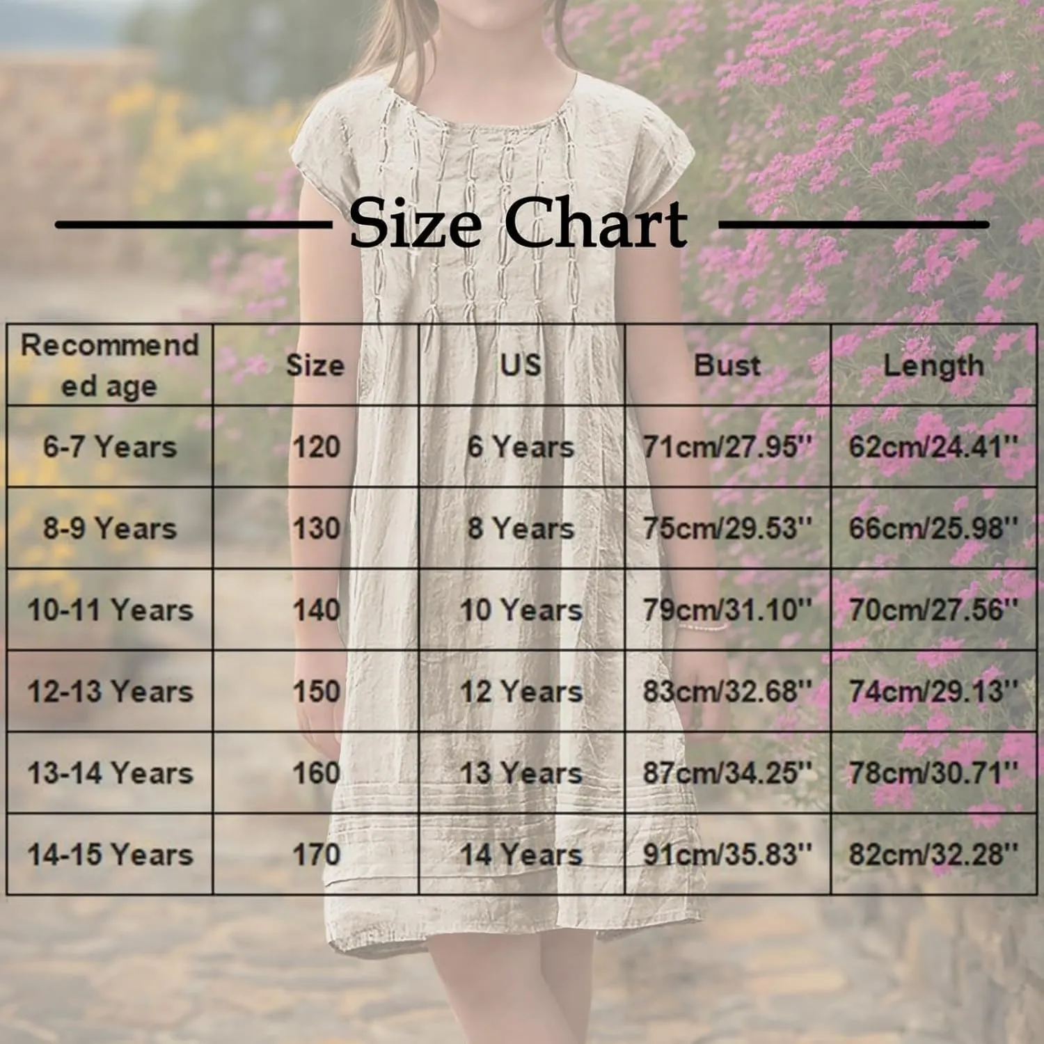 Girl's Cotton Linen Midi Dress Plus Size Cap Sleeve Pleated Summer Dresses Vacation 2025 Crew Neck Casual Dress