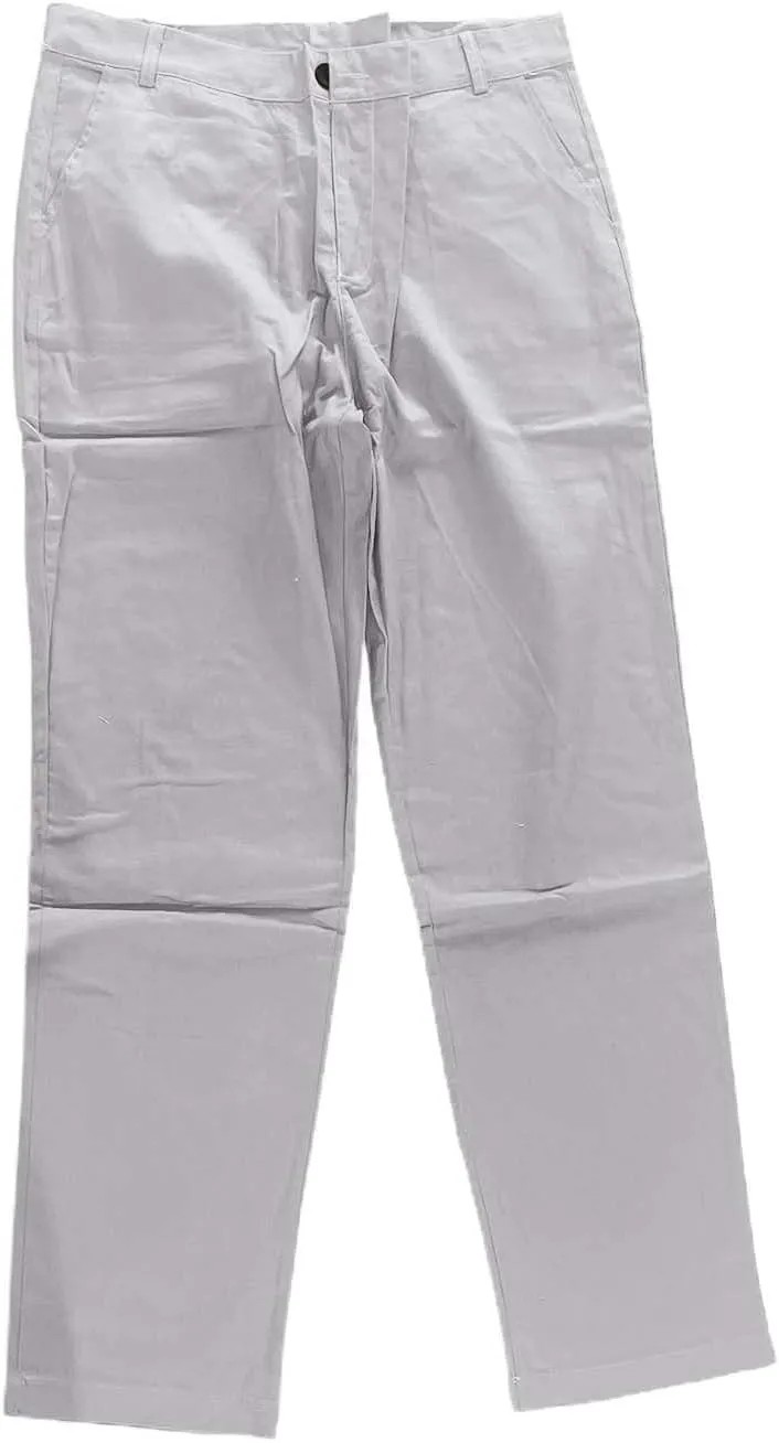 GOKKILRW Mens Golf Pants Stretch Chinos Dress Pants Quick Dry Business Work Office Lightweight Slim Fit Formal Sport Pants