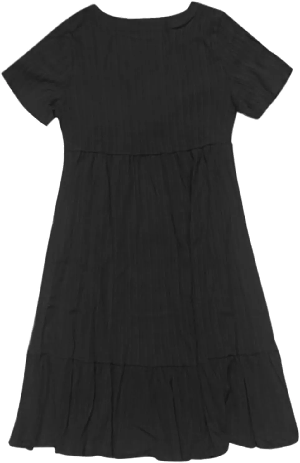 GOKKILRW Womens Summer Dresses Casual Short Sleeve Flowy Maternity Dress Lightweight Going Out Nightgowns Midi Beach Sundress
