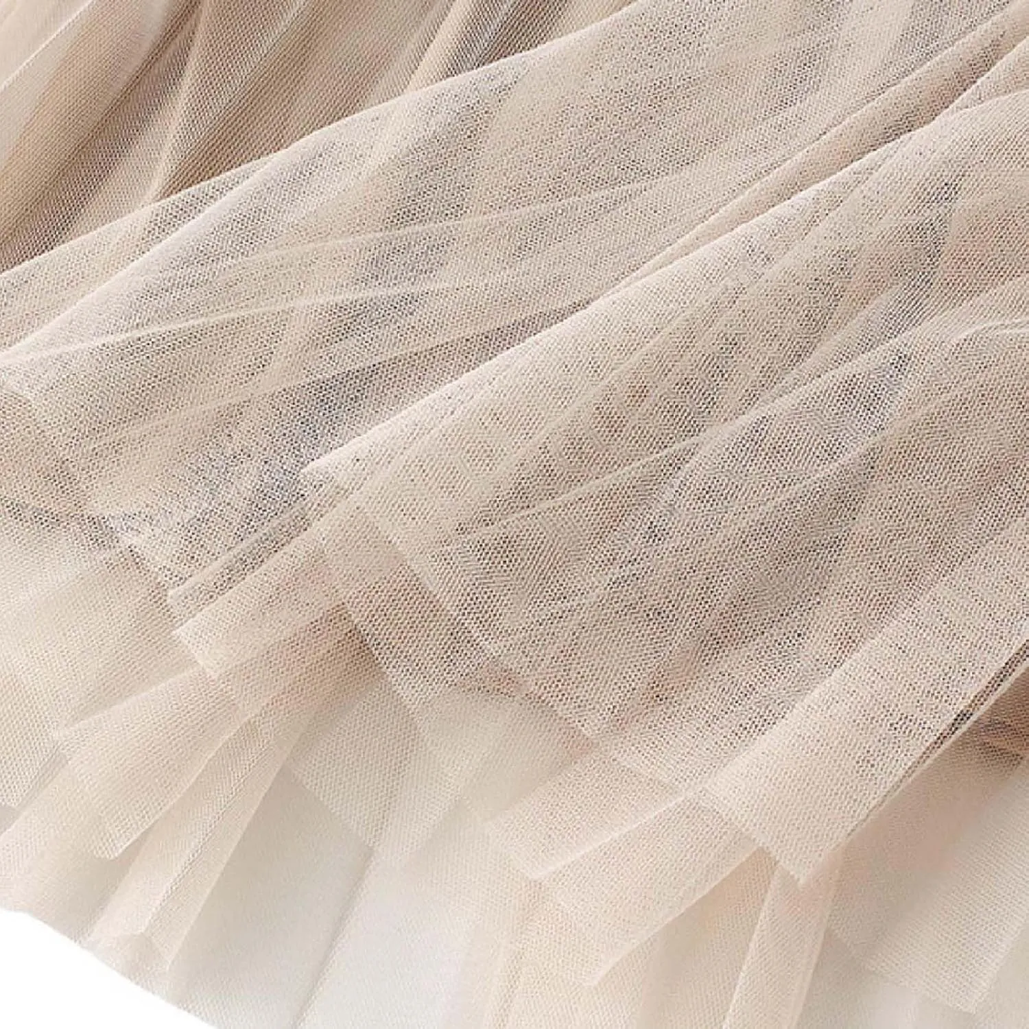 Golden Velvet Mesh Half Skirt for Women Wearing Long High Waisted Pleated Skirt On Both Sides Petticoat Skirt