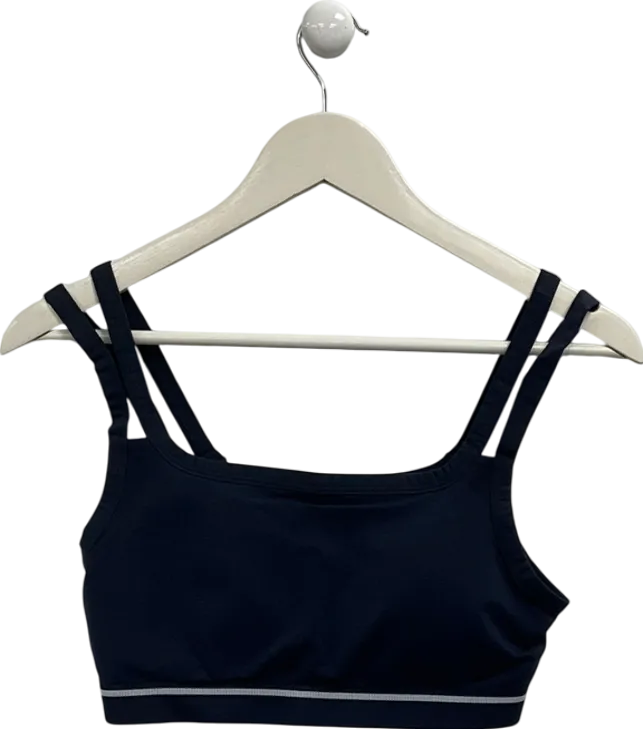 gymshark Blue Contrast Seamless Sports Bra UK XL