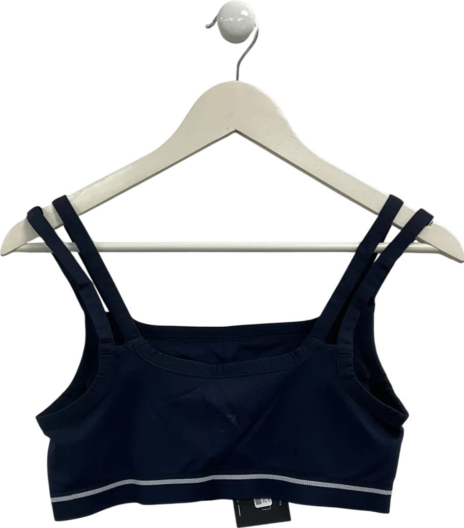 gymshark Blue Contrast Seamless Sports Bra UK XL