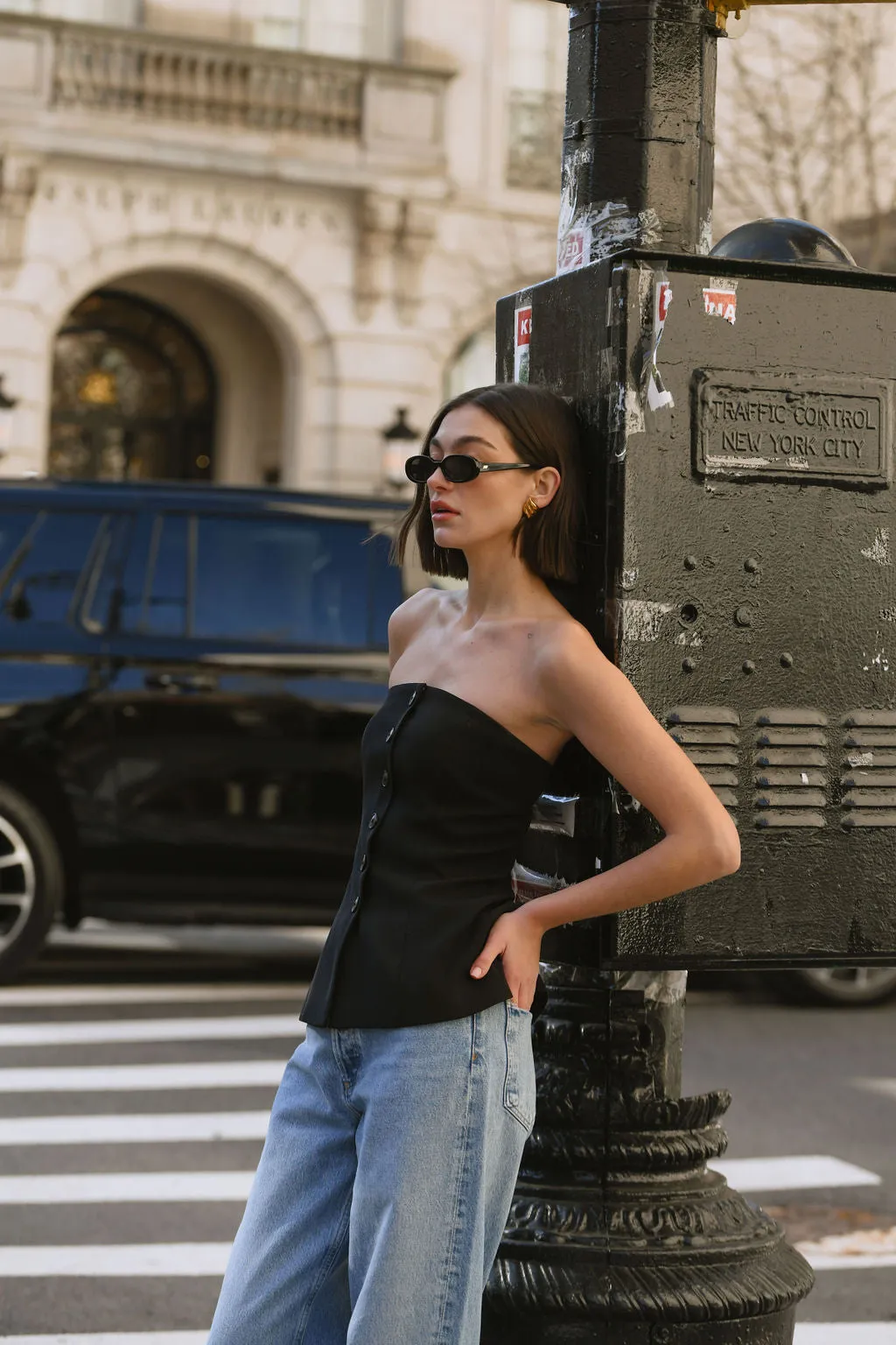 Harry Suiting Strapless Top