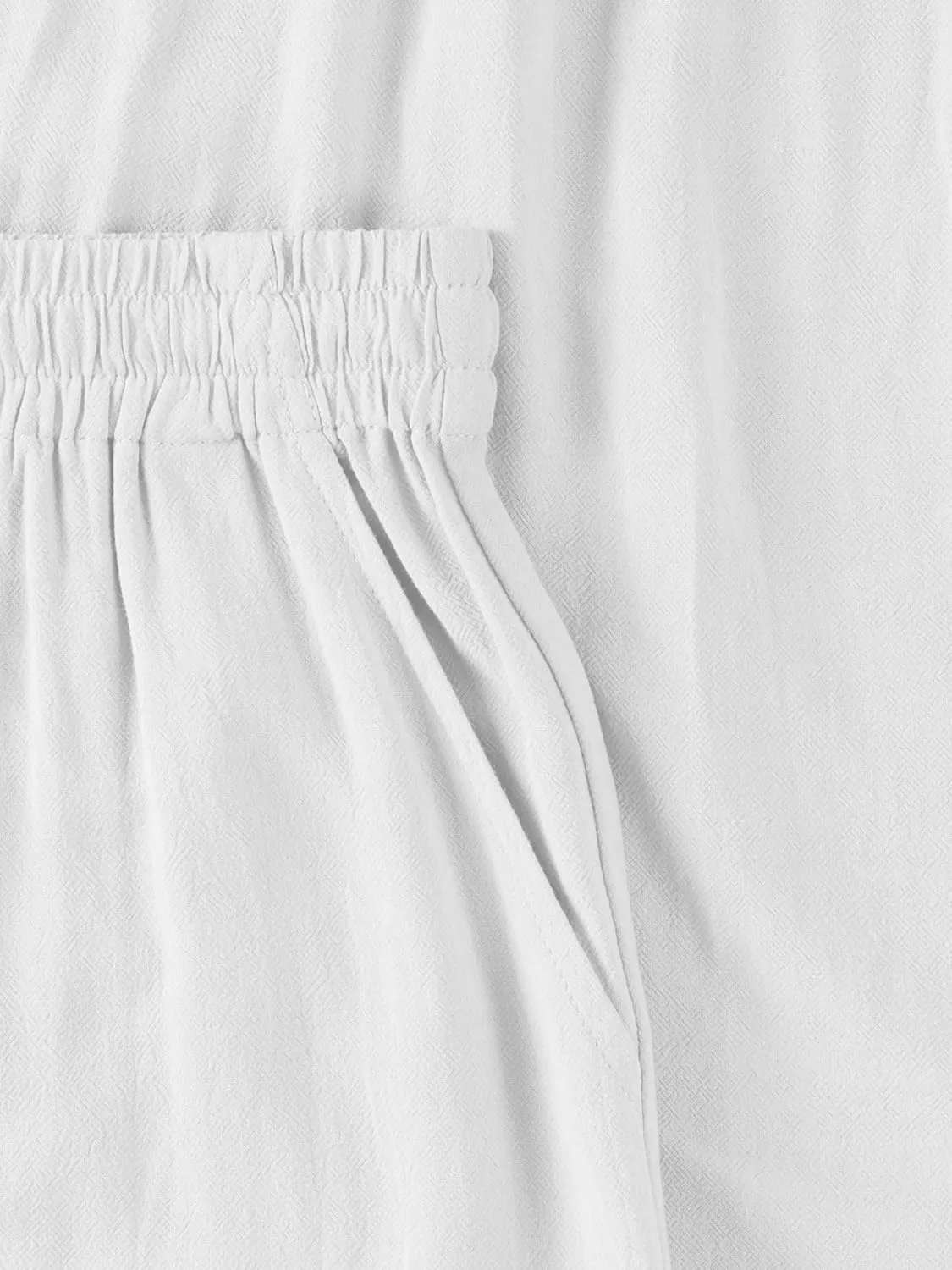 Hat and Beyond Womens Premium Soft Linen Shorts & Pants Relaxed Fit Comfort Resort Wear Boho Beach Coverup Style