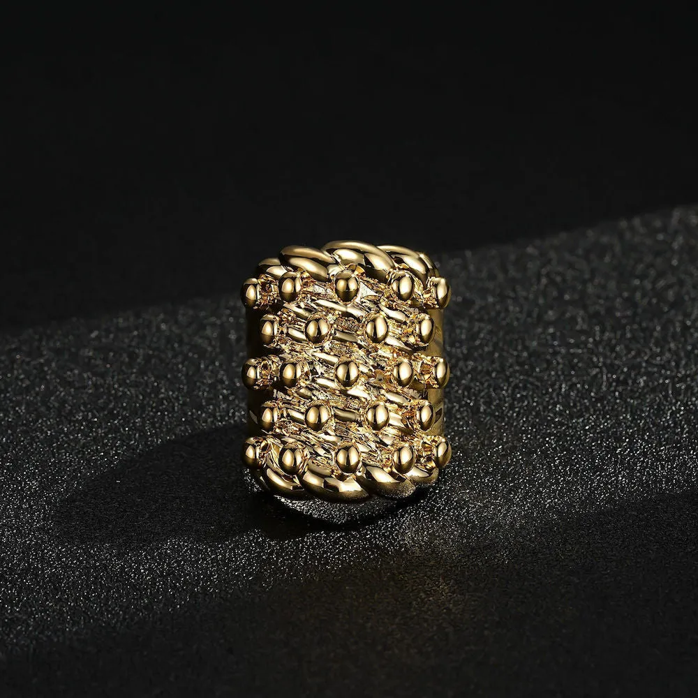 Heavy Gold XXXL Keeper Ring Size V/X/Z