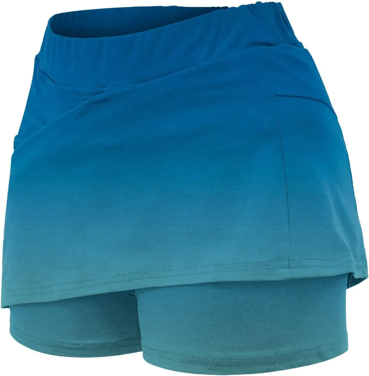 High Waisted Tennis Skirt Waist Culottes Short Skirts Skinny Pants Lightweight High Waist Skinny Tummy Control Plus