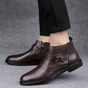 Jameson | Leather ranger boots for men