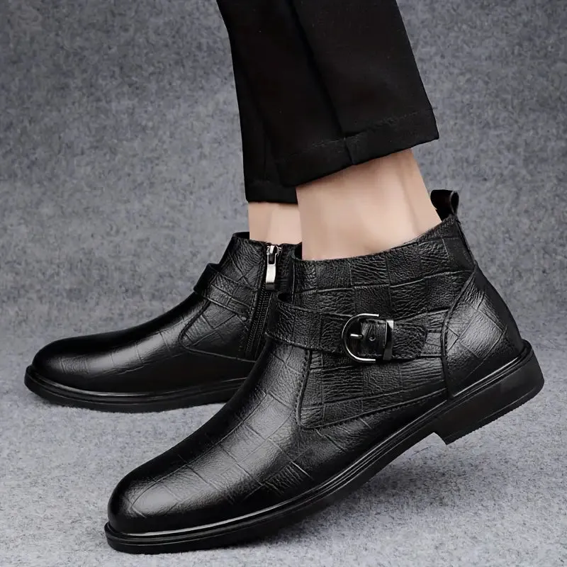Jameson | Leather ranger boots for men