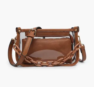 Jen & Co Jessica Clear Crossbody