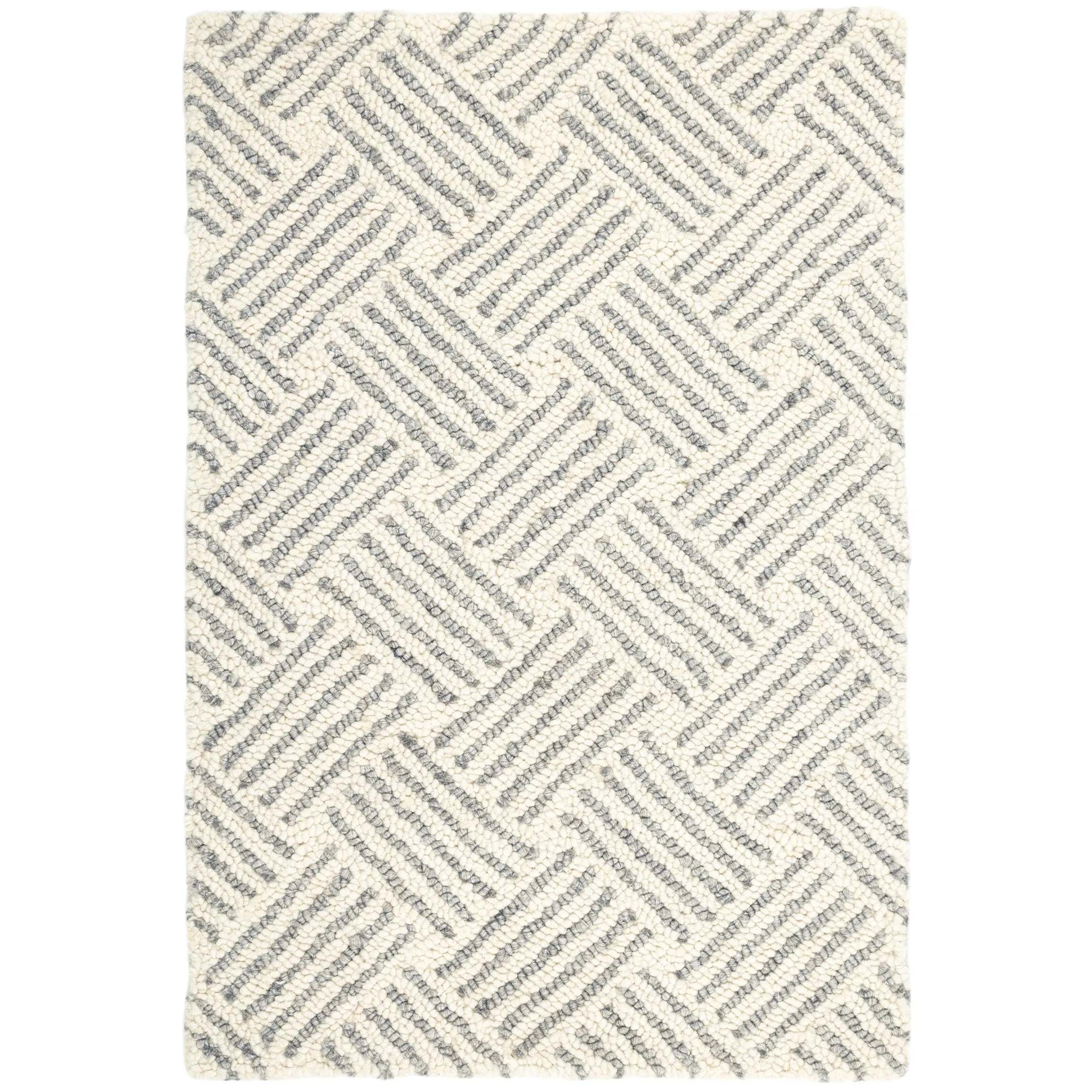 Layers Hooked Wool Rug