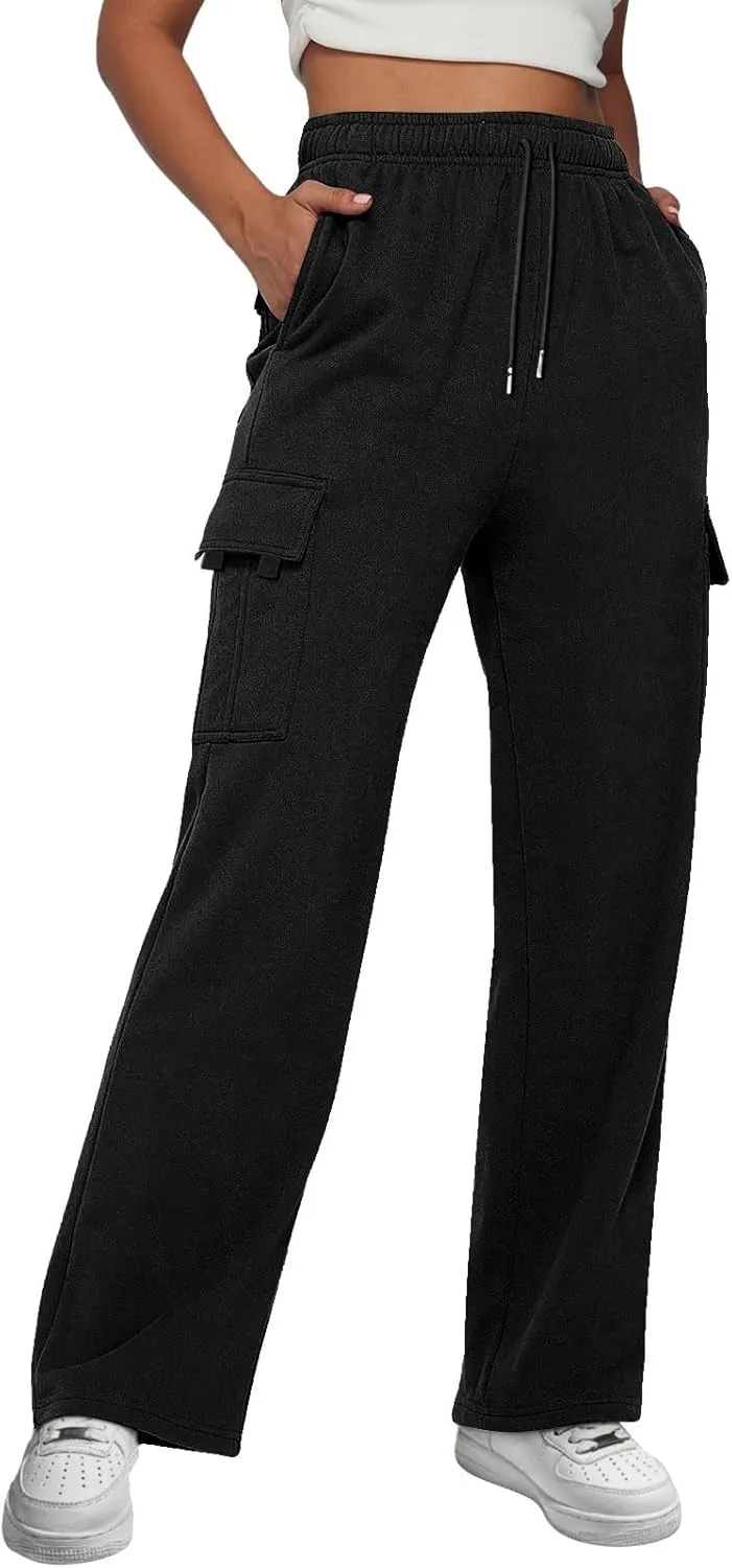 Linen Pants for Men Solid Color Casual Zipper Pocket Colorblock Loose Comfy Sweatpants Trousers for Men Green