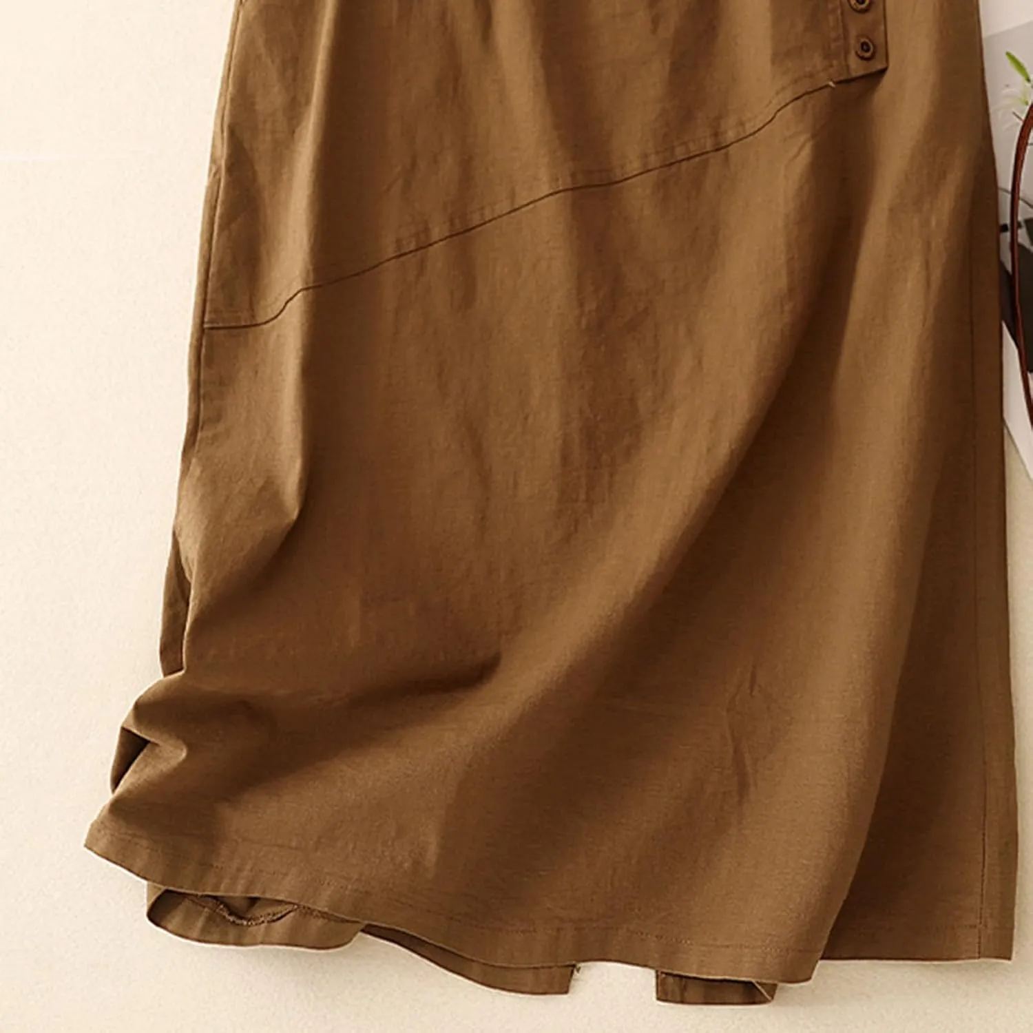 Long Skirts for Women Casual Drawstring Elastic Wasit Swing A Line Midi Skirt Loose Fit Work Out Skirts